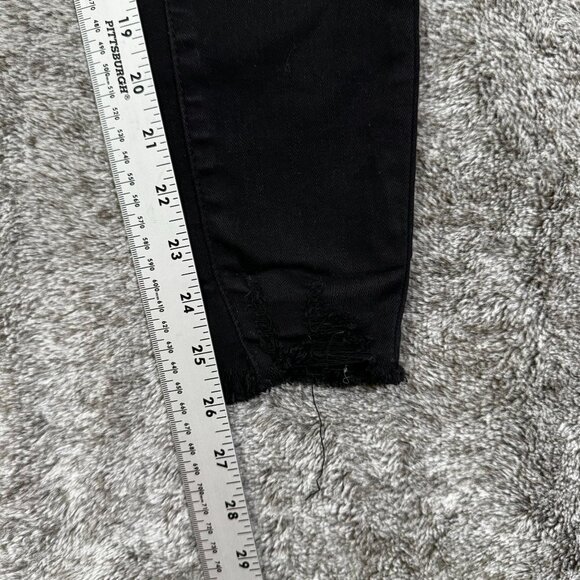 Judy Blue Skinny Fit Black Denim Jeans Sz 1/25 - Picture 8 of 9